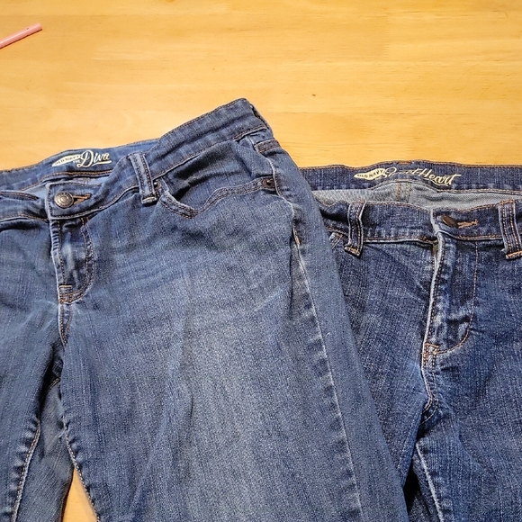 Old Navy Women's Blue Denim Jeans - Picture 1 of 5